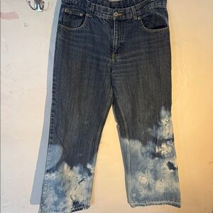 Faded Glory bleach dyed jeans